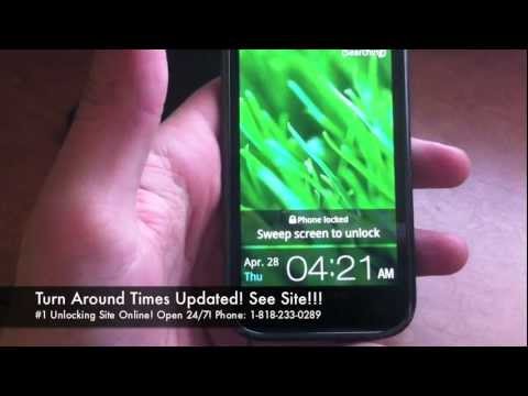 How to Unlock a Samsung Vibrant T959 for all Gsm Carriers using an Unlock Code
