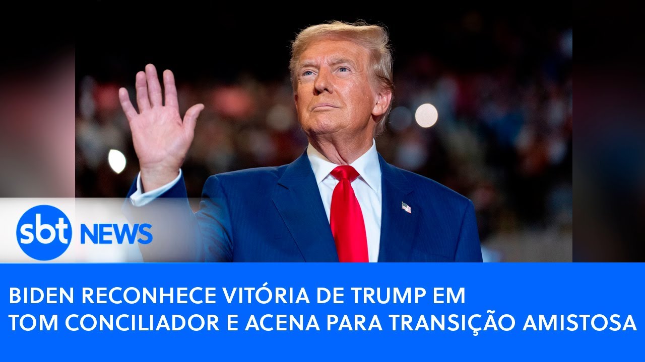 Biden reconhece vitória de Trump em tom conciliador e acena para transição amistosa | SBT News