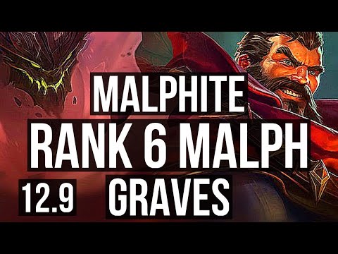 MALPH vs GRAVES (TOP) | Rank 6 Malph, 4/2/6 | EUW Challenger | 12.9