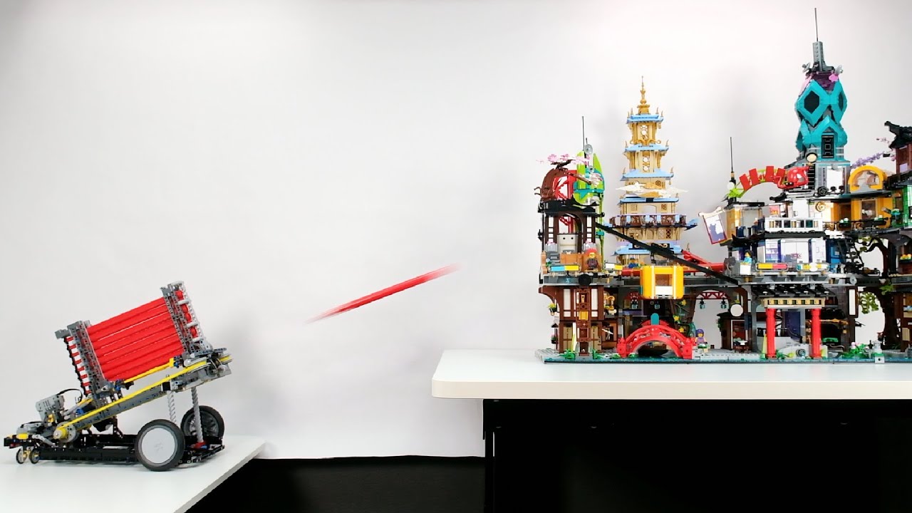 Destroying a Lego City