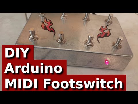 Arduino MIDI Footswitch