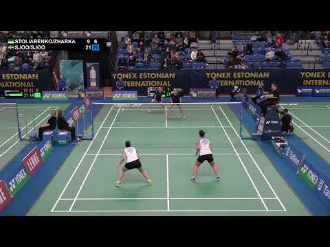 Match point - Stoliarenko / Zharka vs Sjoo / Sjoo - WD, SF - Estonian Int. 2022