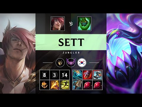 Sett Jungle vs Zac - KR Master Patch 25.11