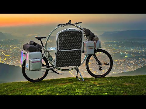 Multi-Purpose Bike Transforms into a Feature-Packed Mini Camper