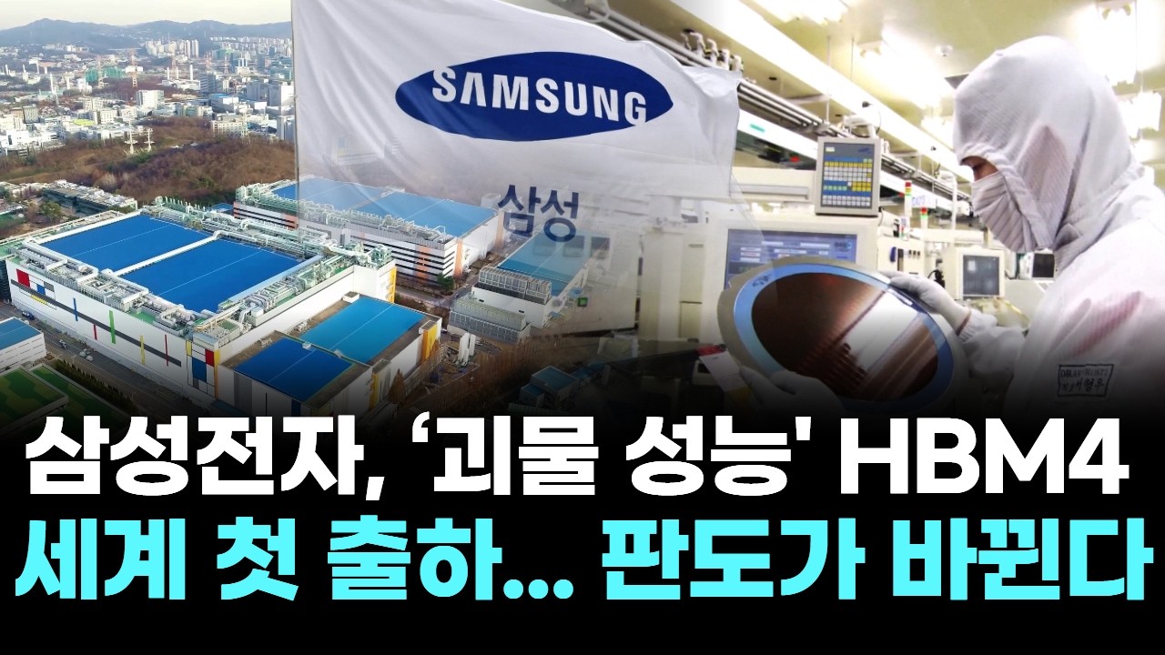 삼성전자, ‘괴물 성능' HBM4 세계 첫 출하...판도가 바뀐다