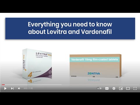 Everything you need to know about Levitra and Vardenafil