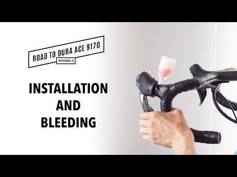 Dura Ace Disc brake Installation and bleeding How-to | Road to Dura Ace 9170 Ep.3