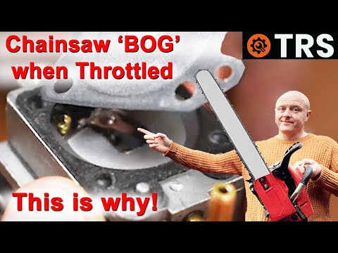 Why does my chainsaw start then die when I give it gas?  (by Craig Kirkman)