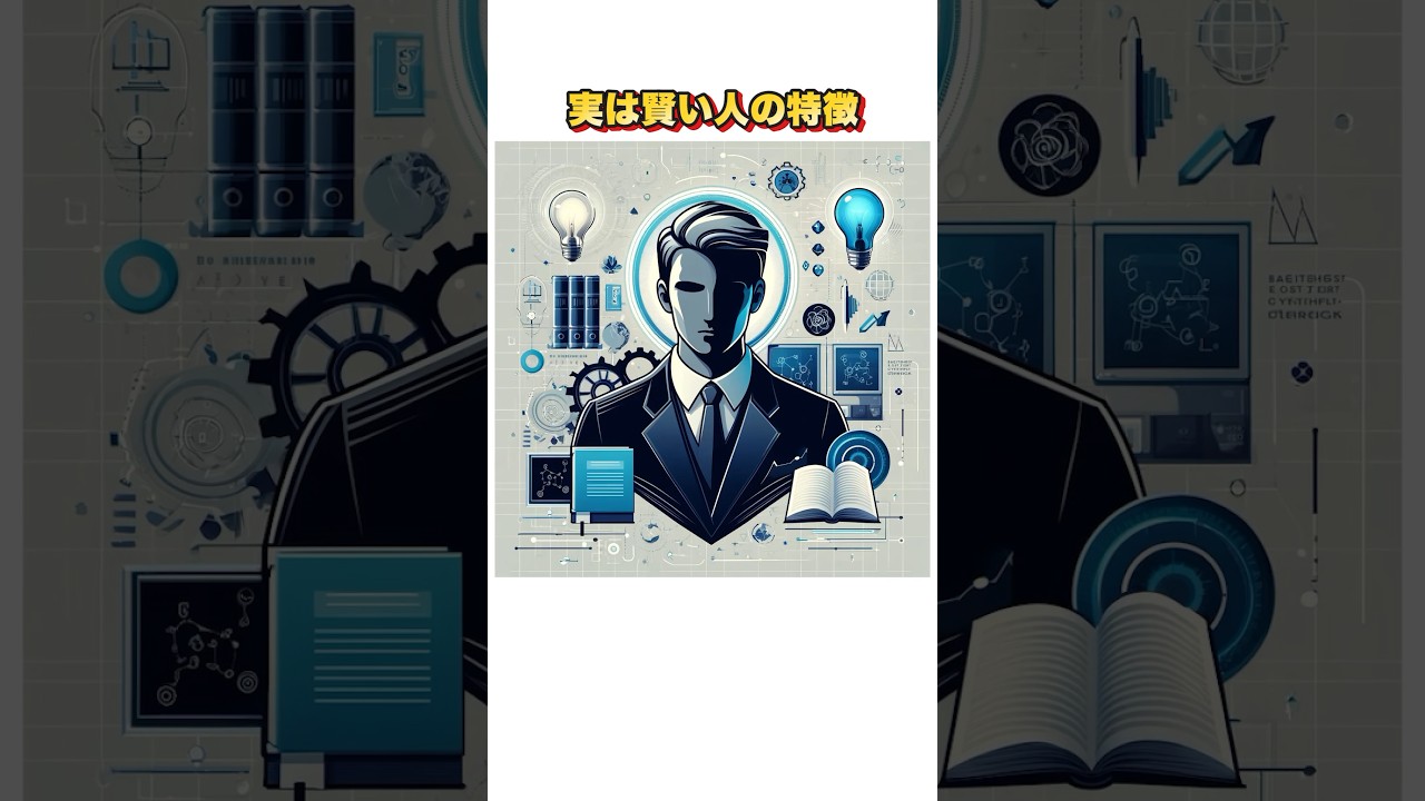 実はめっちゃ賢い人の特徴5選！#雑学 #shorts #short #あるある #心理学