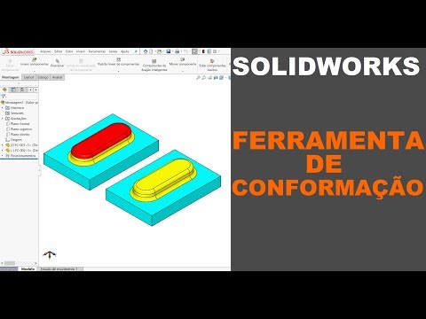 SOLIDWORKS | COMO CRIAR UMA FERRAMENTA DE CONFORMAÇÃO PARA CHAPA METÁLICA #solidworks