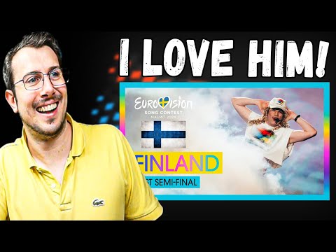 Italian Is Amazed By Windows95man - No Rules! (LIVE) | Finland 🇫🇮 | Semi-Final Eurovision 2024