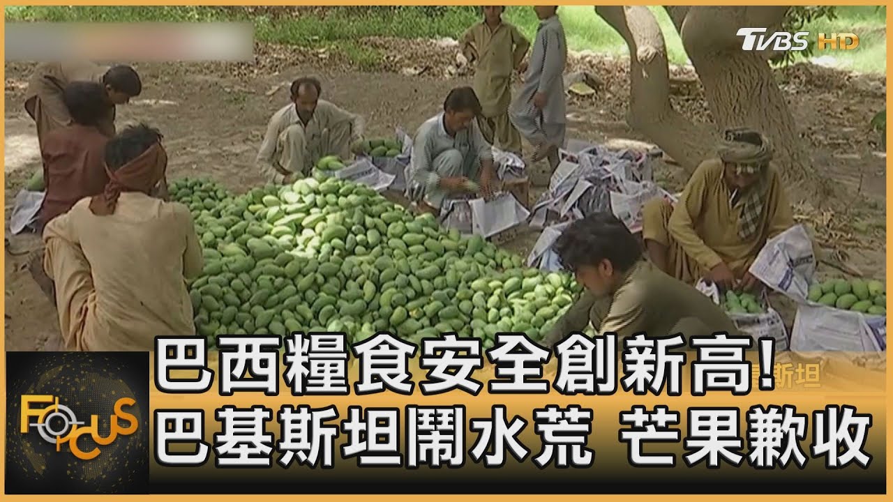 巴西缺糧人口創新高 巴基斯坦鬧水荒 芒果歉收