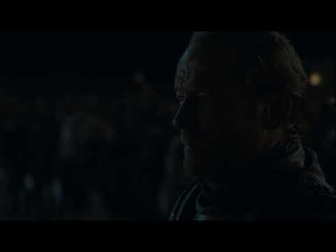 Red Woman Arrived and set Dothraki Warriors sword on fire - GOT Season 8 Episode 3