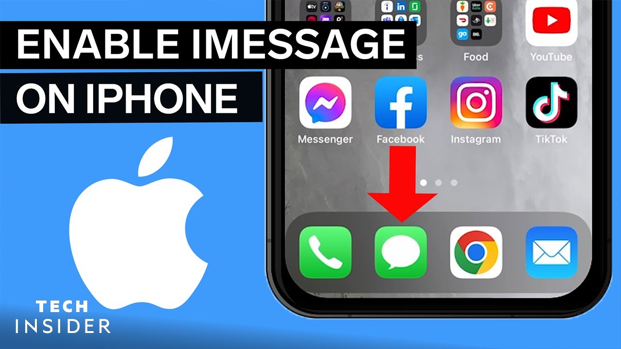 How to activate messages on my iPhone?