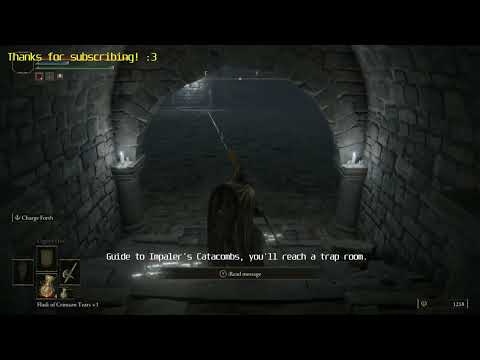 Impaler's Catacombs - Trap Spike Room Guide - Elden Ring