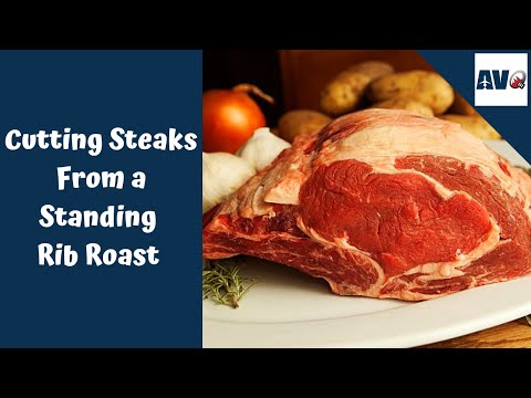 Cutting Steaks From a Standing Rib Roast