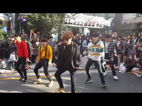 171022 Sparky - 스파키 ⚡ 'Not Today' 방탄소년단 (BTS) 홍대 버스킹, 댄스팀, Hongdae dance team