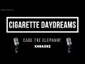 Cage The Elephant - Cigarette Daydreams (CC) / Karaoke Video Instrumental