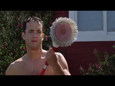 turner and hooch (1989) - scott gives hooch a wash