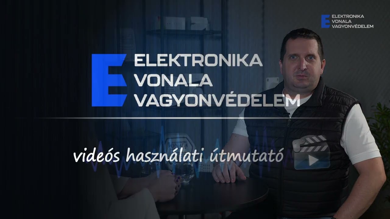 Otthonmaradós éjszakai élesítés Paradox EVO riasztóközponton szöveges kezelőegységgel.