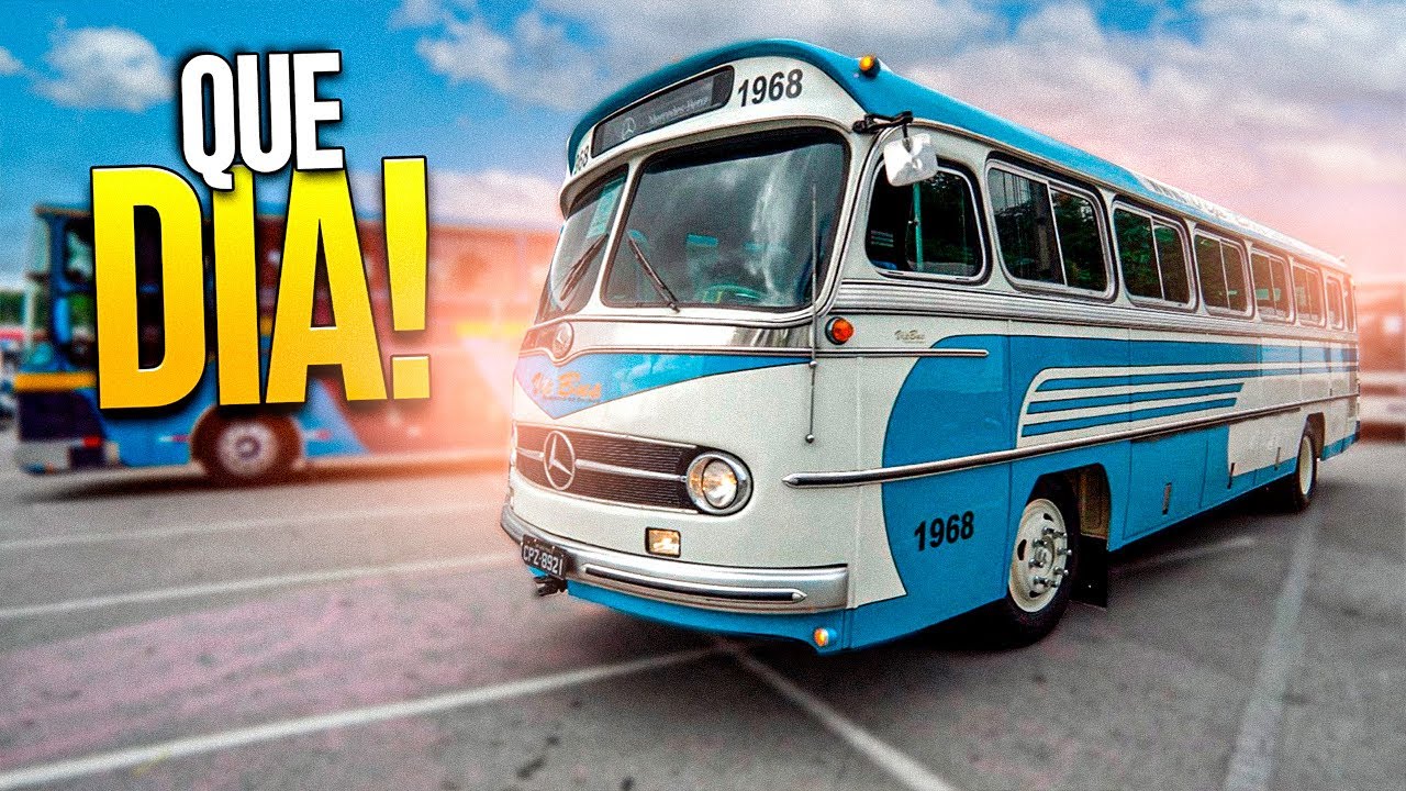 THE COOLEST DAY OF THE YEAR!!! OLD BUSES!! BRAZIL BUS FEST