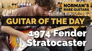 Video thumbnail for Guitar of the Day: 1974 Fender Stratocaster | Norman's Rare Guitars by Normans Rare Guitars