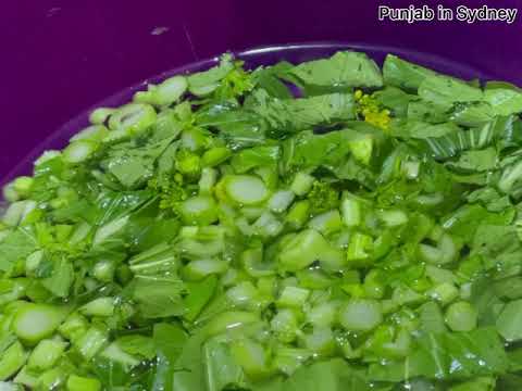 How to make saag with Punjab in Sydney morning routine and recipe
