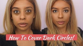 How to cover dark circles under eyes  | How to cover bags under eyes