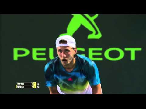 Ferrer vs Pouille Miami 2016 3R Highlights (HD)