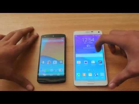 Samsung Galaxy Note 4 vs Nexus 5 Which is Faster?
