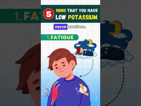 5 Signs that you have Low Potassium | Low potassium symptoms | Hypokalemia #shortsfeed #health