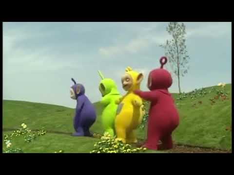 Teletubbies bailando alegremente el himno de la URSS