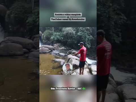 Pesca Magnética na Cachoeira Pedro David em São Francisco Xavier-SJC 🇧🇷 #shorts #pescamagnetica