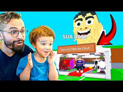 CRIEI UMA CONTA PRO MEU FILHO NO BRAINROT E COLOQUEI OS BRAINROTS MAIS RAROS 😱🔥