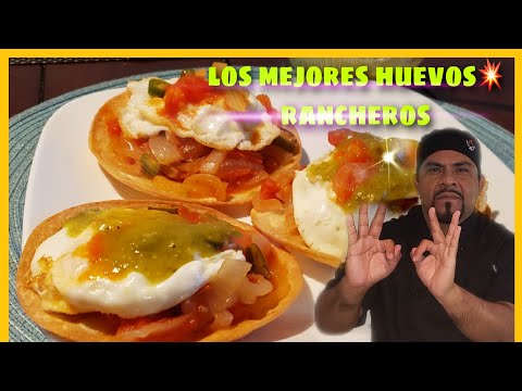 🔴 Como hacer Huevos Rancheros 🍳 Receta fácil💥