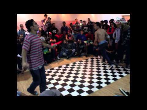Bboy Ninja vs Bboy Khalid @ Battle Rabat CYM Checkmate 4th Edition 2013 | Quarter-Final (One vs One)