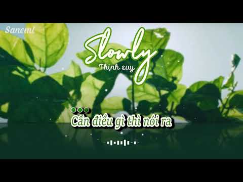 [Karaoke] Thịnh Suy - Slowly | Cần điều gì thì nói ra