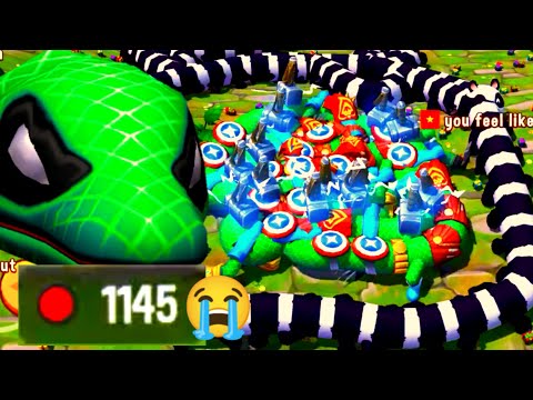 BEST 2 HEAD ON KILLS !? Spider Snake - Snake Rivals