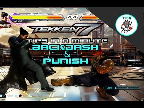 TEKKEN 7 / TIPS IN A MINUTE! BACKDASH TO MAKE YOUR OPPONENT WHIFF