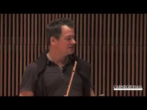 Carnegie Hall Flute Master Class with Emmanuel Pahud: Lowell Liebermann's Sonata, Op. 23