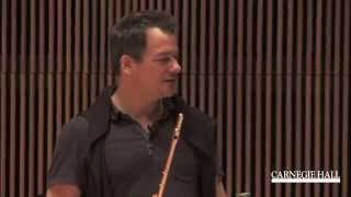 Carnegie Hall Flute Master Class with Emmanuel Pahud: Lowell Liebermann's Sonata, Op. 23