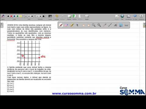 (ENEM 2016) QUESTÃO 160 PROVA ROSA - Uma família resolveu comprar um imóvel num bairro...