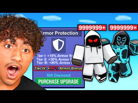 We Became OVERPOWERED With TIER 4 UPGRADES.. (Roblox Bedwars)