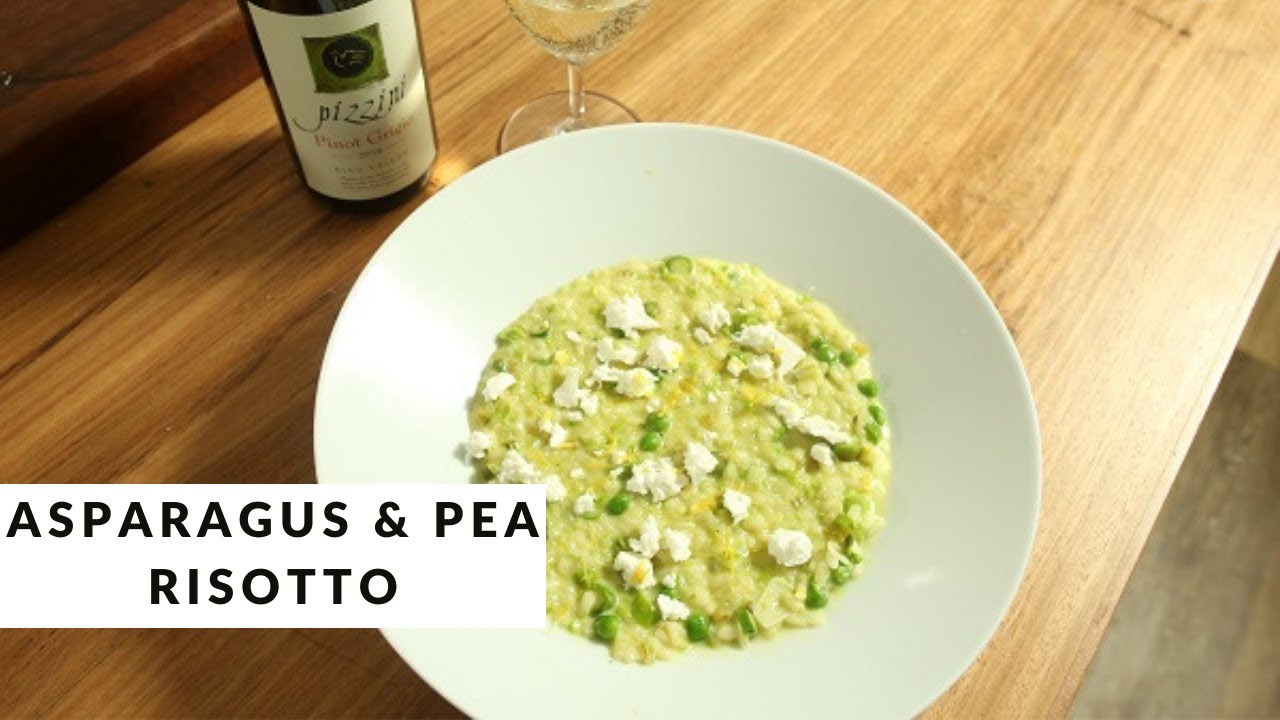 Asparagus & Pea Risotto by Michael Weldon