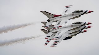 The Great Texas Airshow 24 | USAF Thunderbirds Rehearsal Flight