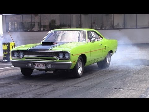 Sweet 440 Plymouth Roadrunner Drag Racing @ CPC 2014