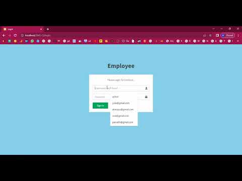 Staff Salary Leave Management System in PHP Application Projects