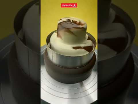 MostMirror Chocolate Cake Decorating - Pull me up 3 layer cake #shorts #trendingshorts #viralshorts