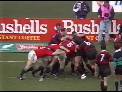 1993 Rugby Union match: Canterbury vs British Irish Lions (highlights)