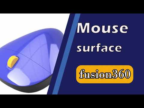 mouse tutorial Fusion 360 surface [Beginner]